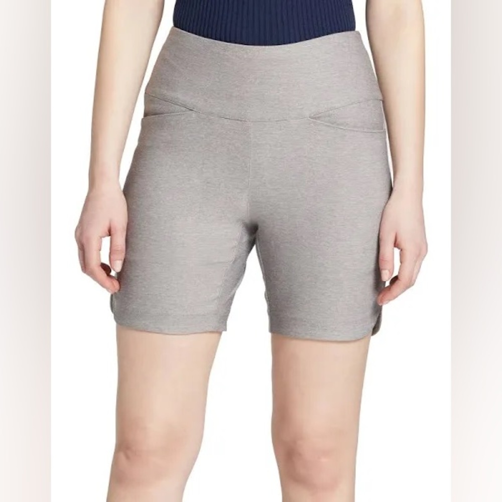 Lady Hagen NWT Women's Sculpt 7" Golf Shorts, Medium, Light Heather Grey
